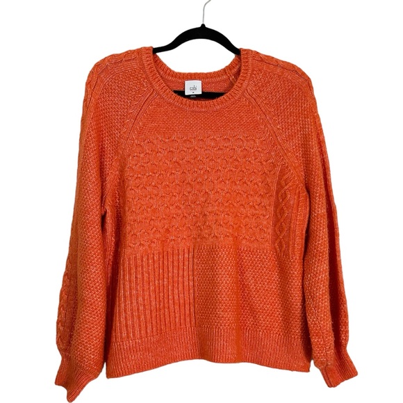 CAbi Sweaters - Cabi Orange Harvest Pullover Sweater Size M